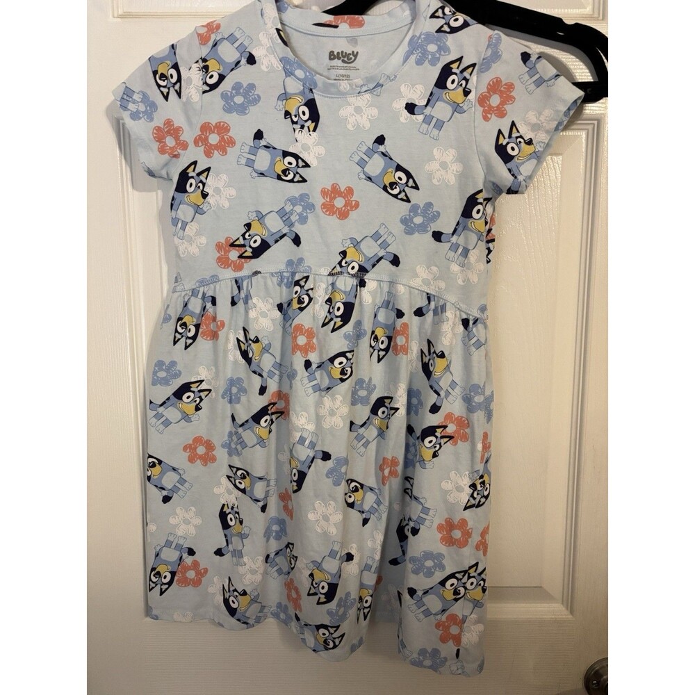Bluey  Girls Dress Size 10/12 Spring Causal Fashionable For Girls